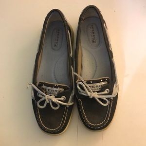 Dark Blue Sperry Shoes